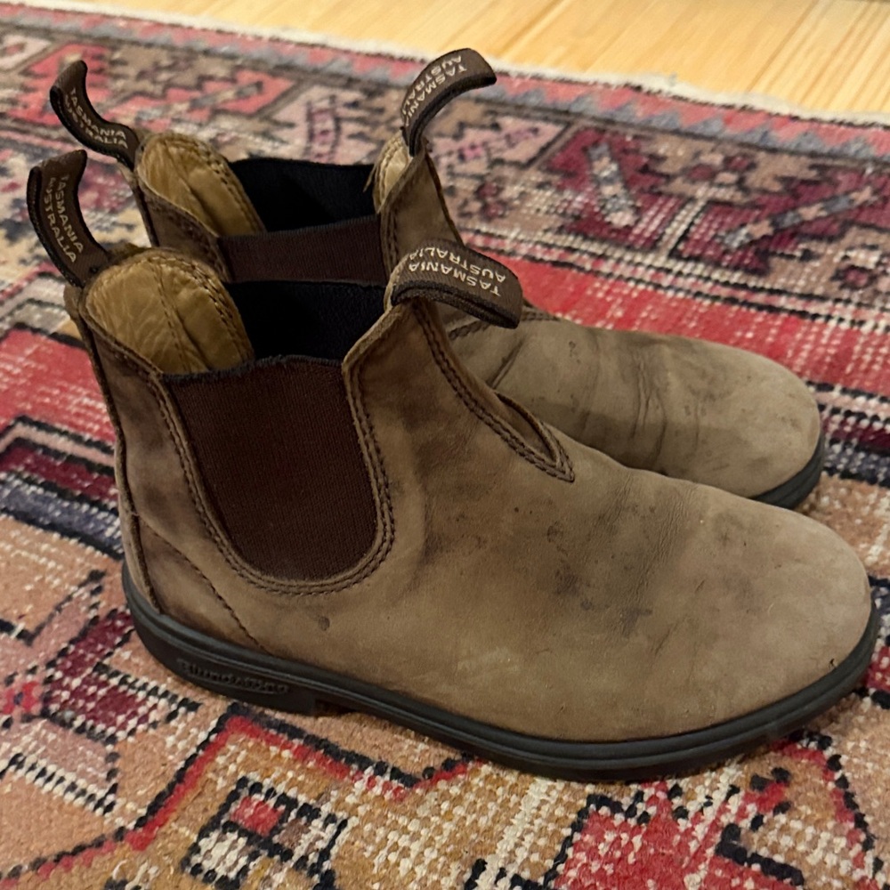 Blundstone Kids Tan Leather Boots